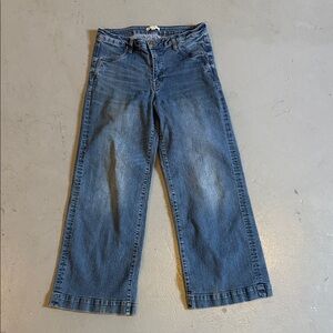 FRYE AND CO. Wide Leg Blue Jeans
